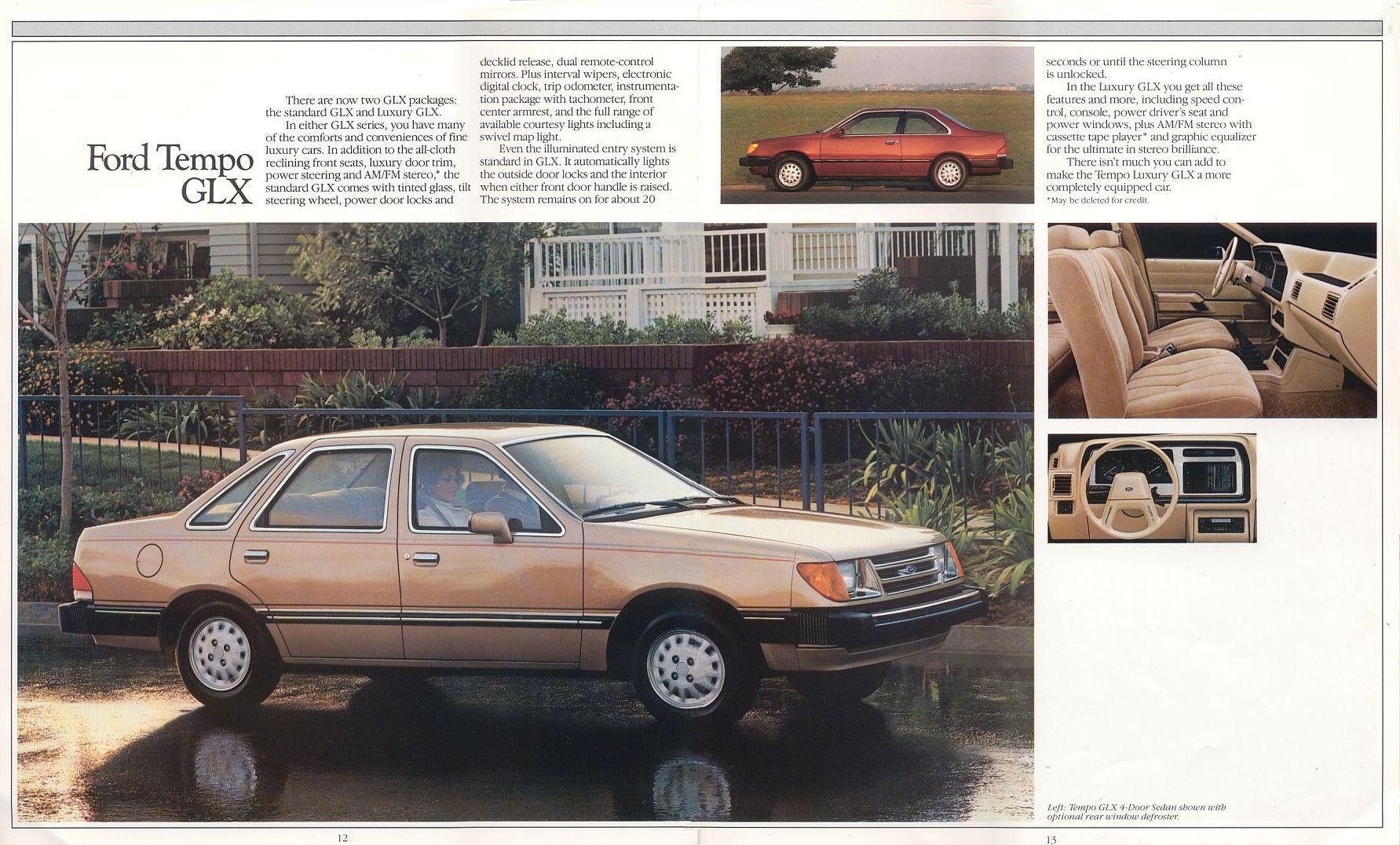 1985 Ford Tempo Brochure Page 15